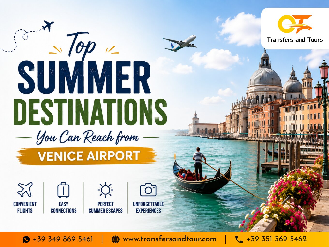 Top Summer Destinations You Can Reach from Venice Airport